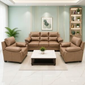 Premium 3+1+1 Leatherette Sofa Set – Elegant Design, Lasting Comfort